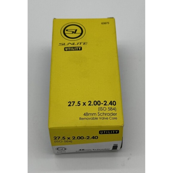 Sunlite Utili-T‎ Thorn Resistant Schrader Valve Tubes 27.5x2.00-2.40 SV - Picture 5 of 5